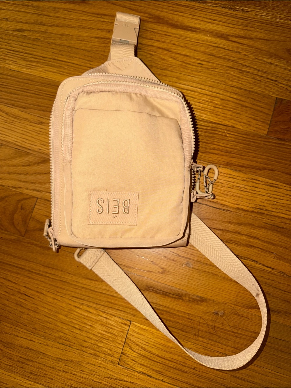 BEIS Sport Sling Crossbody Belt Bag in Beige